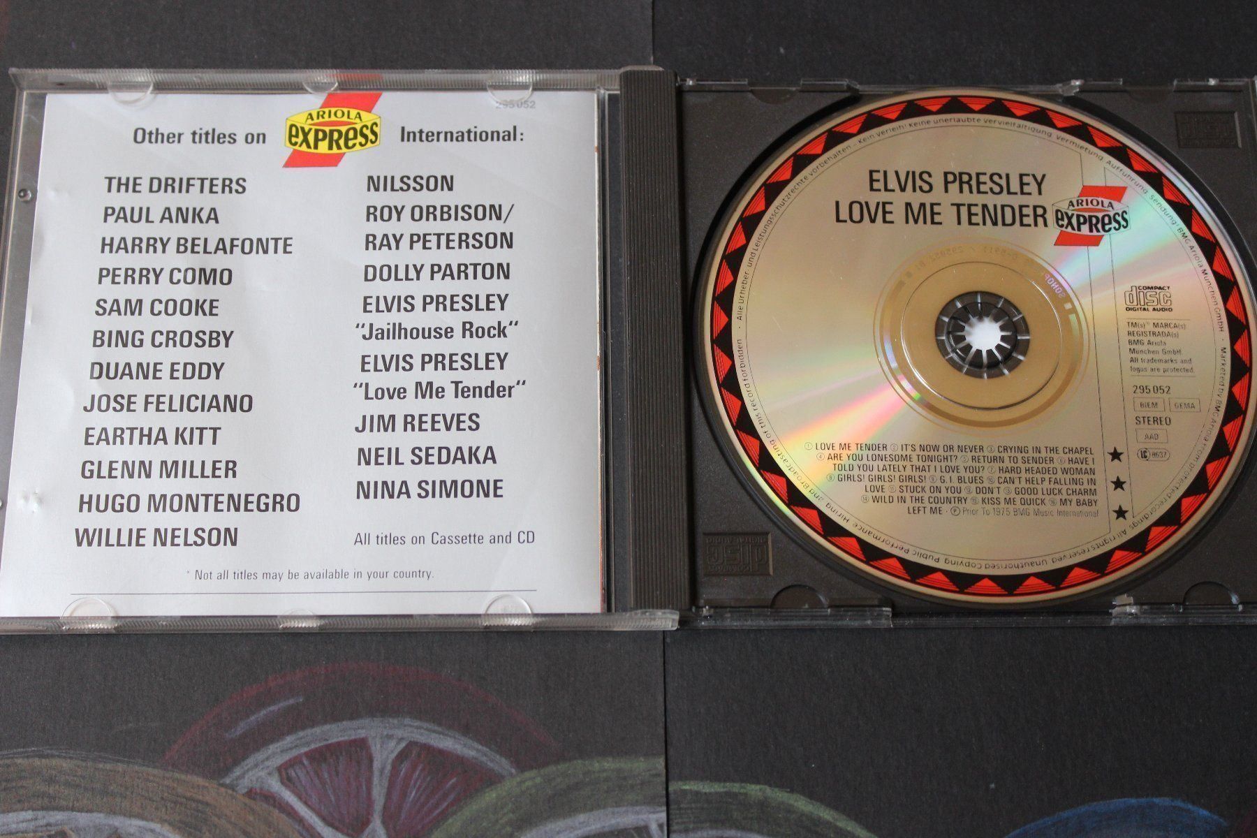 CDs: ELVIS PRESLEY - LOVE ME TENDER CD 1989 – Gebraucht aus Tübach von JamesStone 3