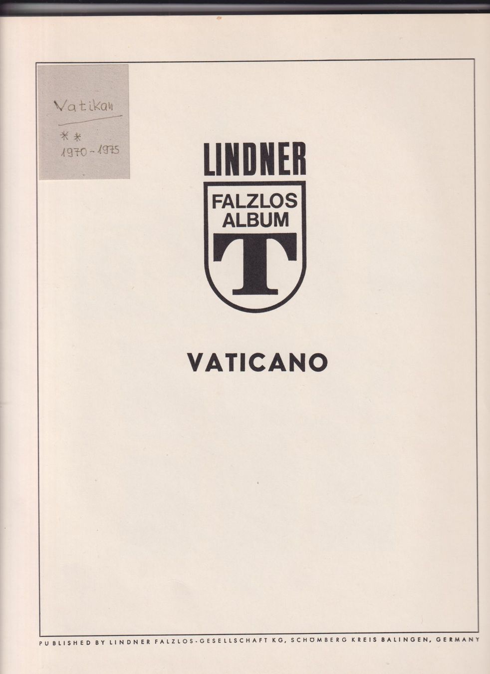 Alle Briefmarken: Vaticano postfr.** Sammlung 1970 -1975 – Gebraucht aus Bibern SH von Heinibuehrer