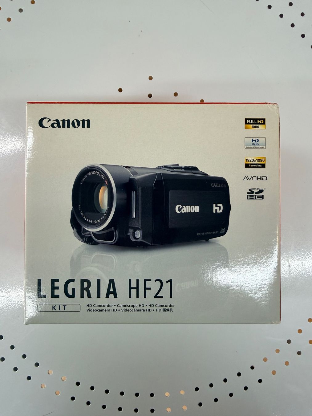 Canon Videocamere: Canon Legria HF21 HD Camcorder – Nuovo e nell'imballaggio originale da Oensingen venduto da moe_ck67
