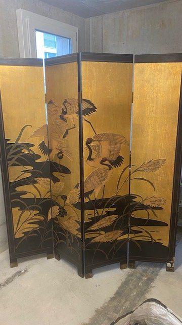 Paravent mit asiatischem Muster | Kaufen auf Ricardo
