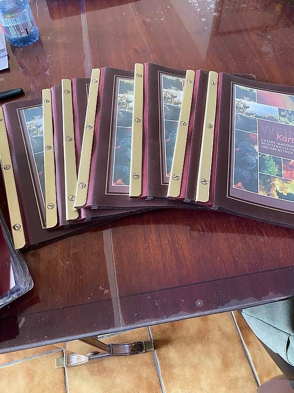 Libri: 7x carte de menu restaurant – Usato da Martigny venduto da seater 2