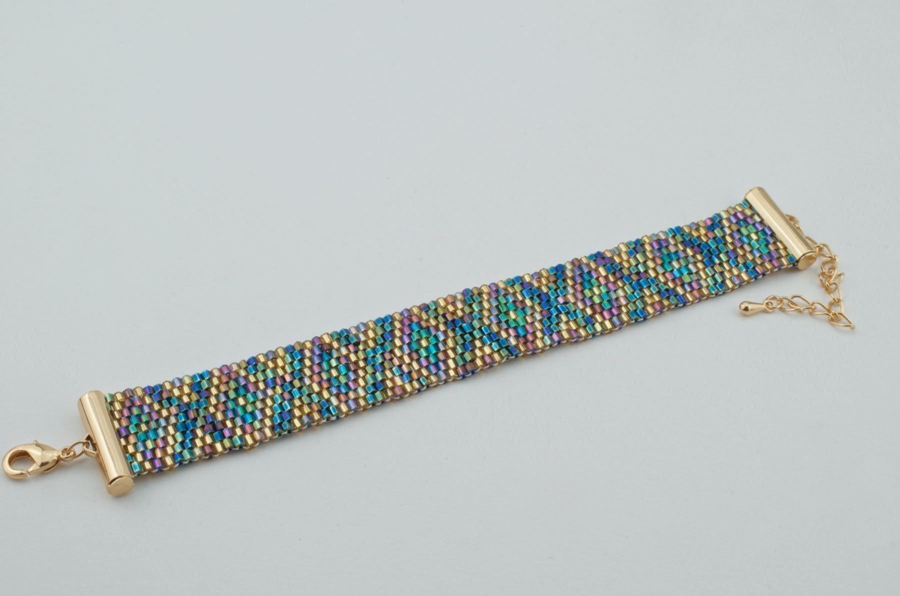 Bracelets: Armband aus Toho Rocailles (MA) – Neuf avec emballage d'origine à Effretikon par Joiarte 4