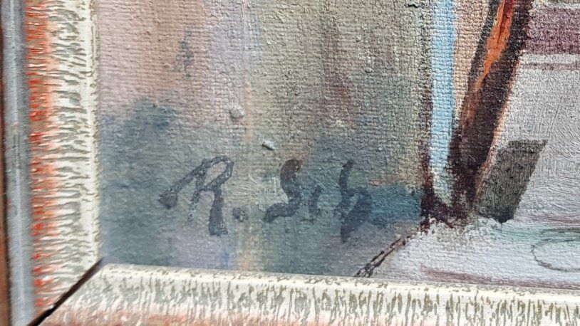 Dipinti: Melide Tessin  -  Rud. Schlatter   -   -    Schweizer Kunst – Usato da Horw venduto da Kunstreich7 2