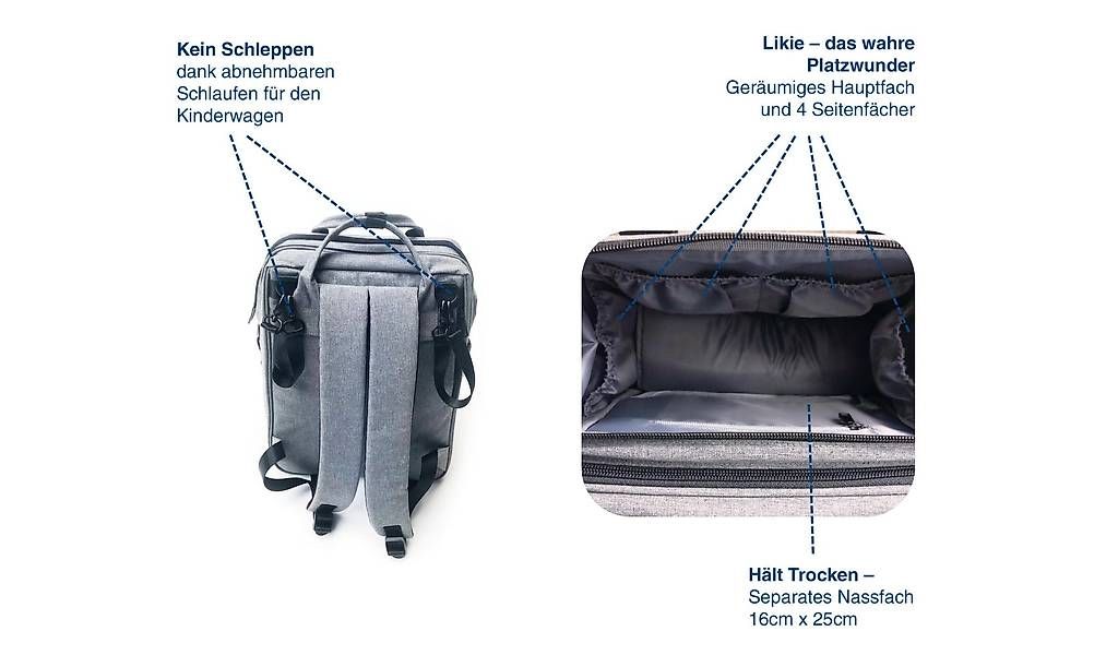 Zaini: Wickelrucksack mit ausziehbarem Bett – Nuovo e nell'imballaggio originale da Egg b. Zürich venduto da Sabi909 4