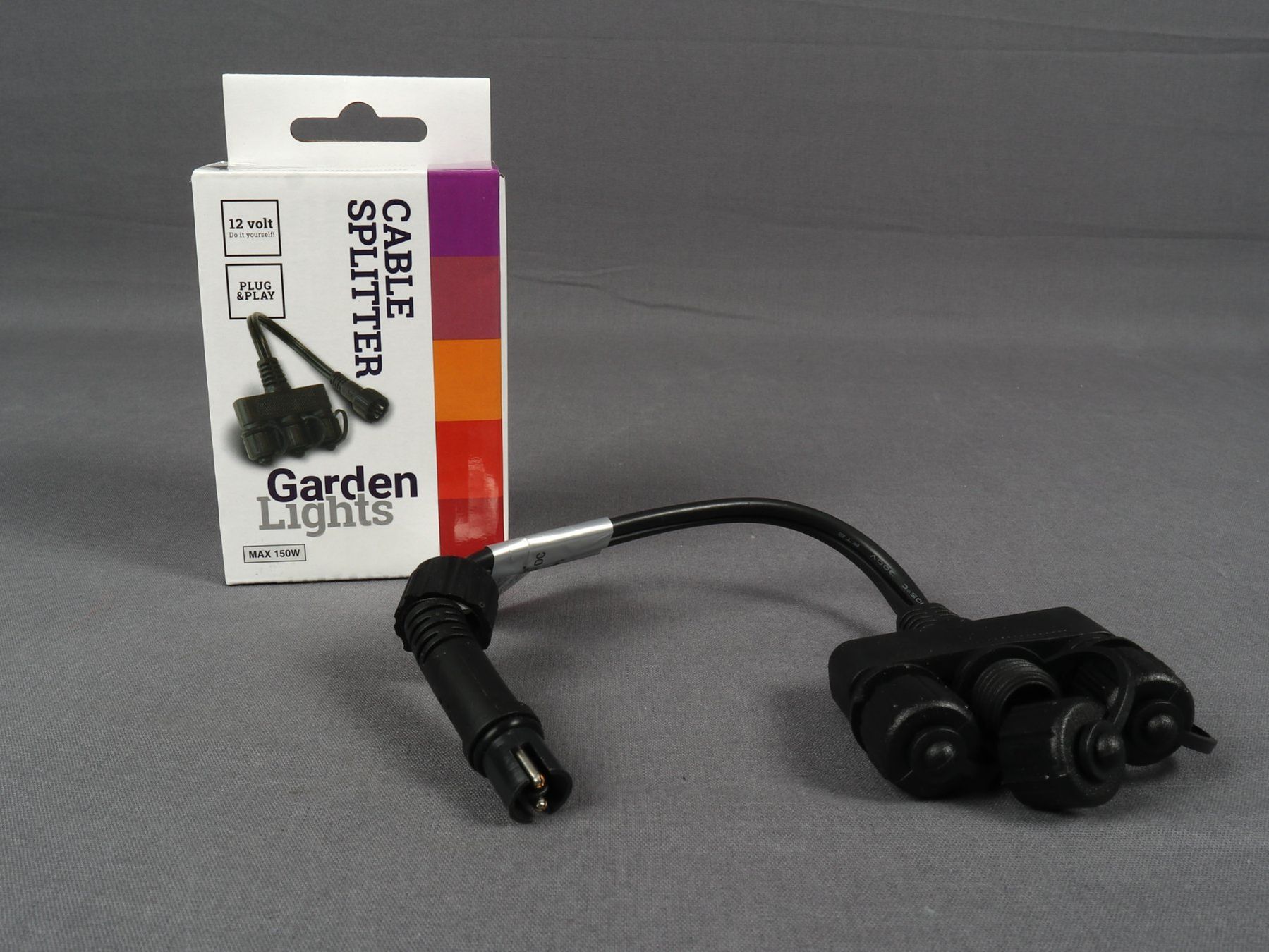 Alimentazione elettrica: GARDEN LIGHTS Kabelverteiler 12Volt max 150W – Nuovo e nell'imballaggio originale da Steinen venduto da Restwert_Steinen
