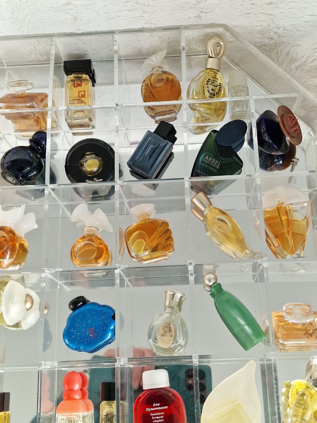 Profumi & Eau de Toilette: vitrine plexiglas avec parfum – Usato da versoix venduto da 928 4