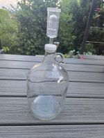 Gärflasche mit Gäraufsatz