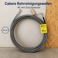 Cabere Rohrreinigungswellen 40 mm Durchmesser