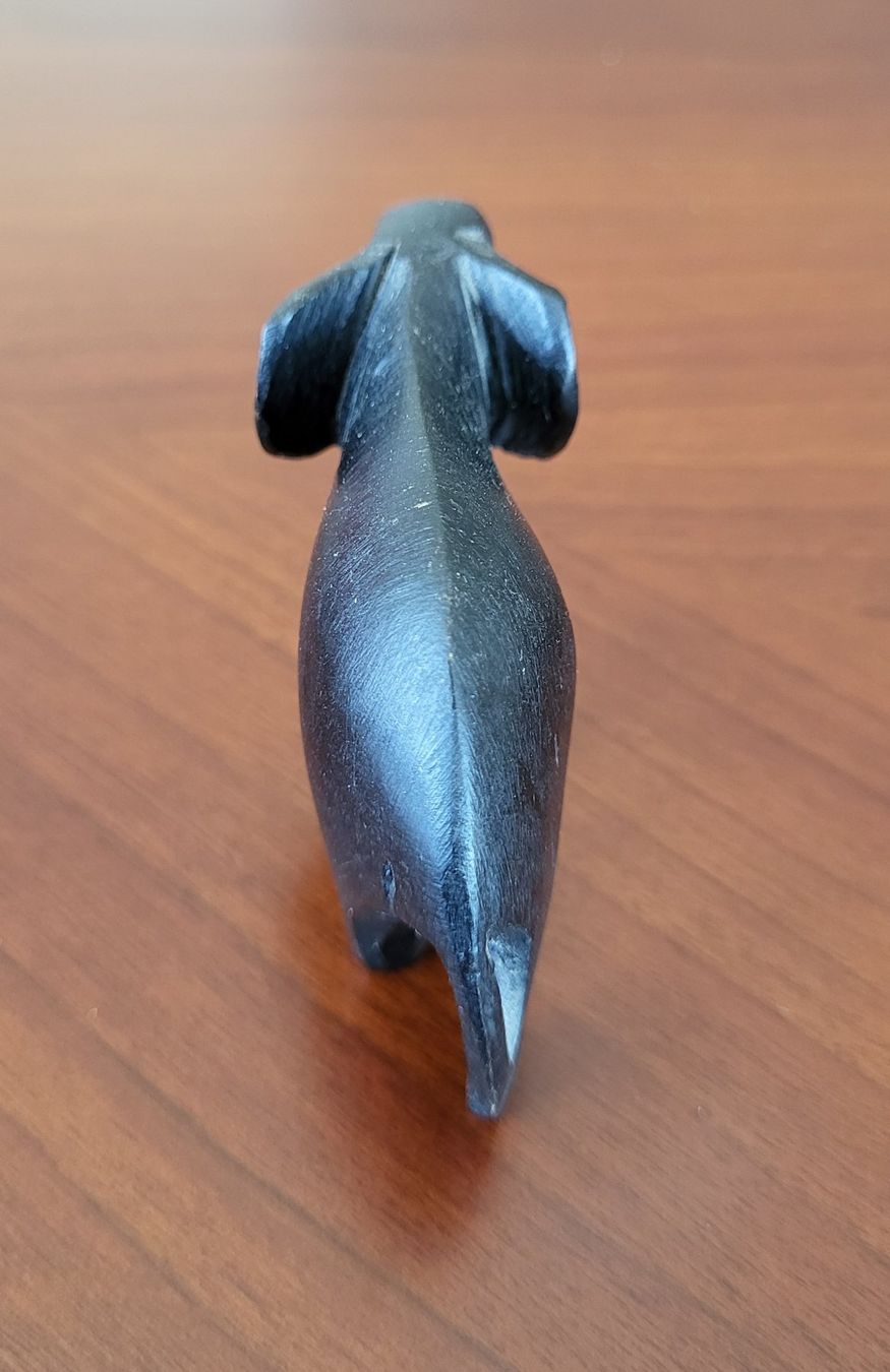 Figuren: Afrikanischer Elefant Holz Handgeschnitzt 5.5cm hoch – Gebraucht aus Schindellegi von Peter8834 3