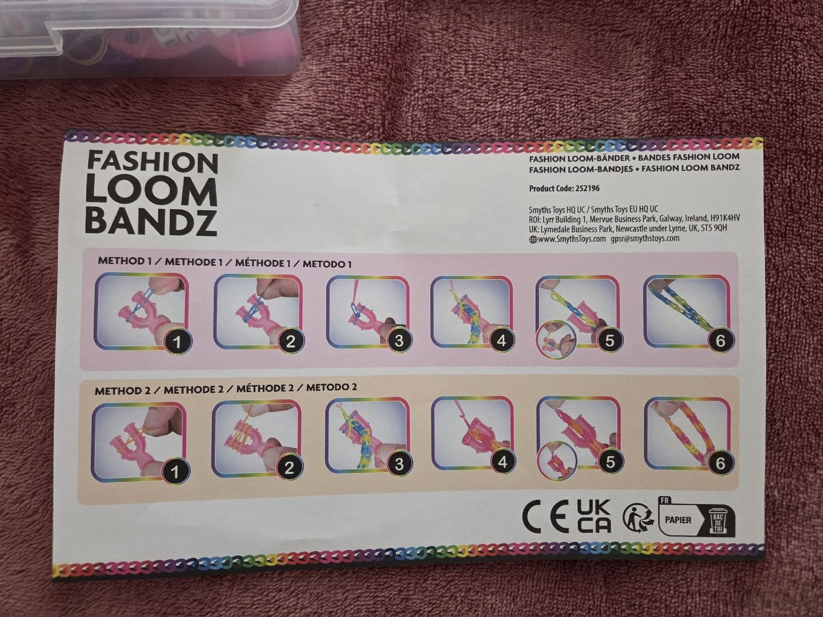 Kit bricolage: Loom Bänder, farbige Gümmeli – Usato da Schlieren venduto da ann_8xsx 2