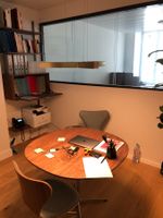 Table Fritz Hansen Serie 603 - diamètre: 100 cm