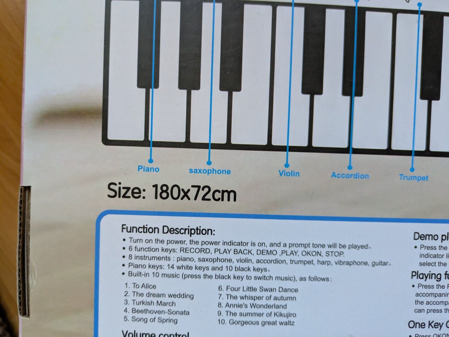 Spielmatte: keyboard playmat – Gebraucht aus Matran von Taragor 1