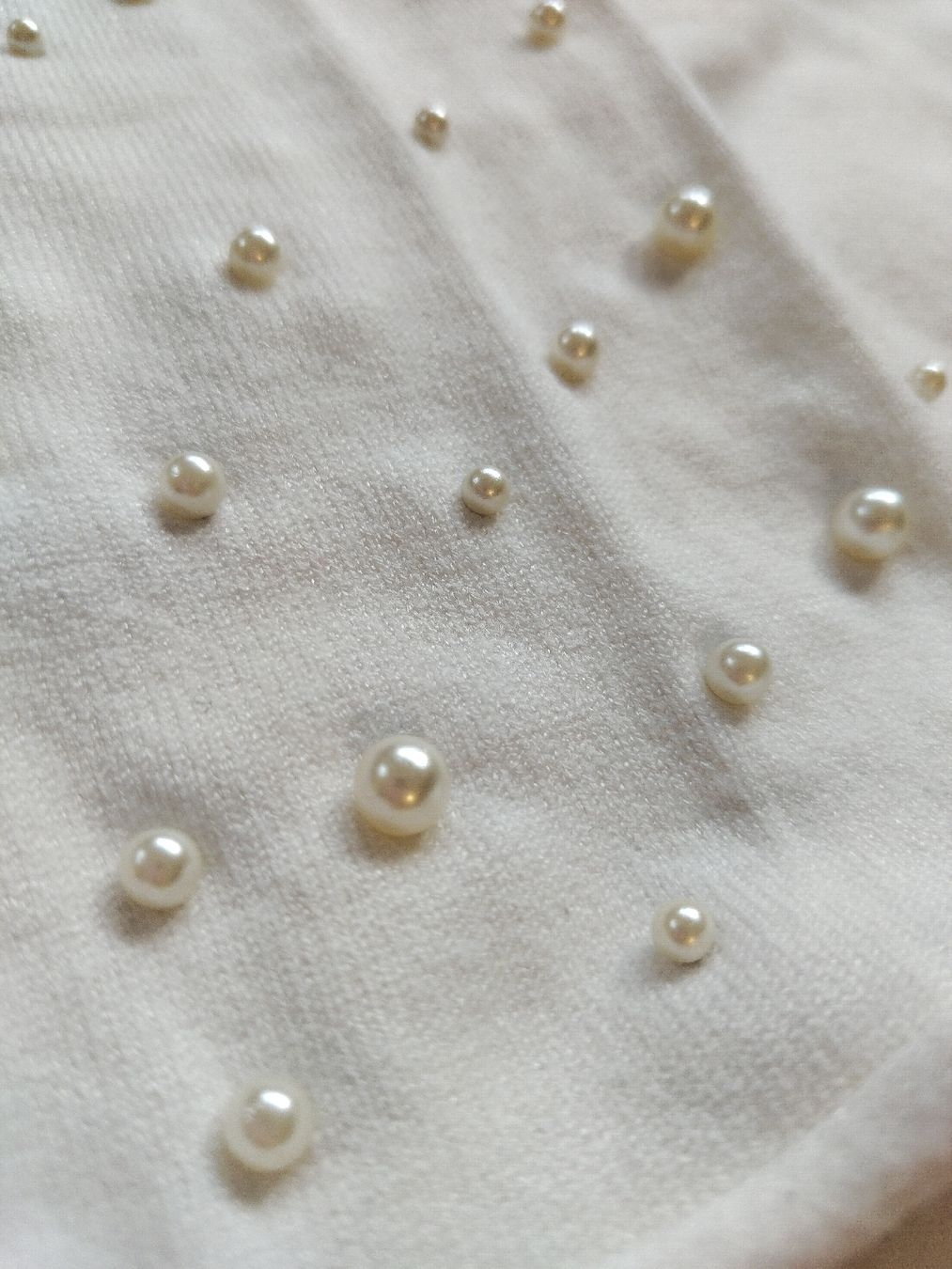 Esprit Maglioni & Felpe: Esprit Pullover mit Perlen, Creme-Weiss, Grösse XL – Usato da Mumpf venduto da Roxy_Piercing 2