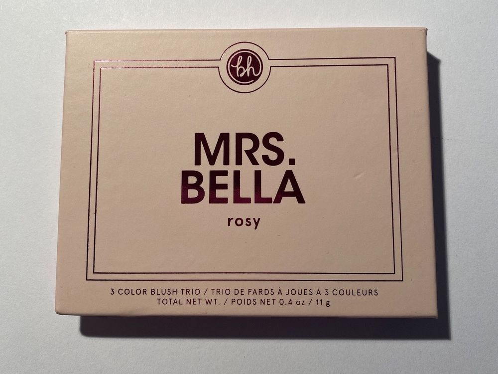 BH Cosmetics Mrs. Bella Rosy 3 Color Blush Trio