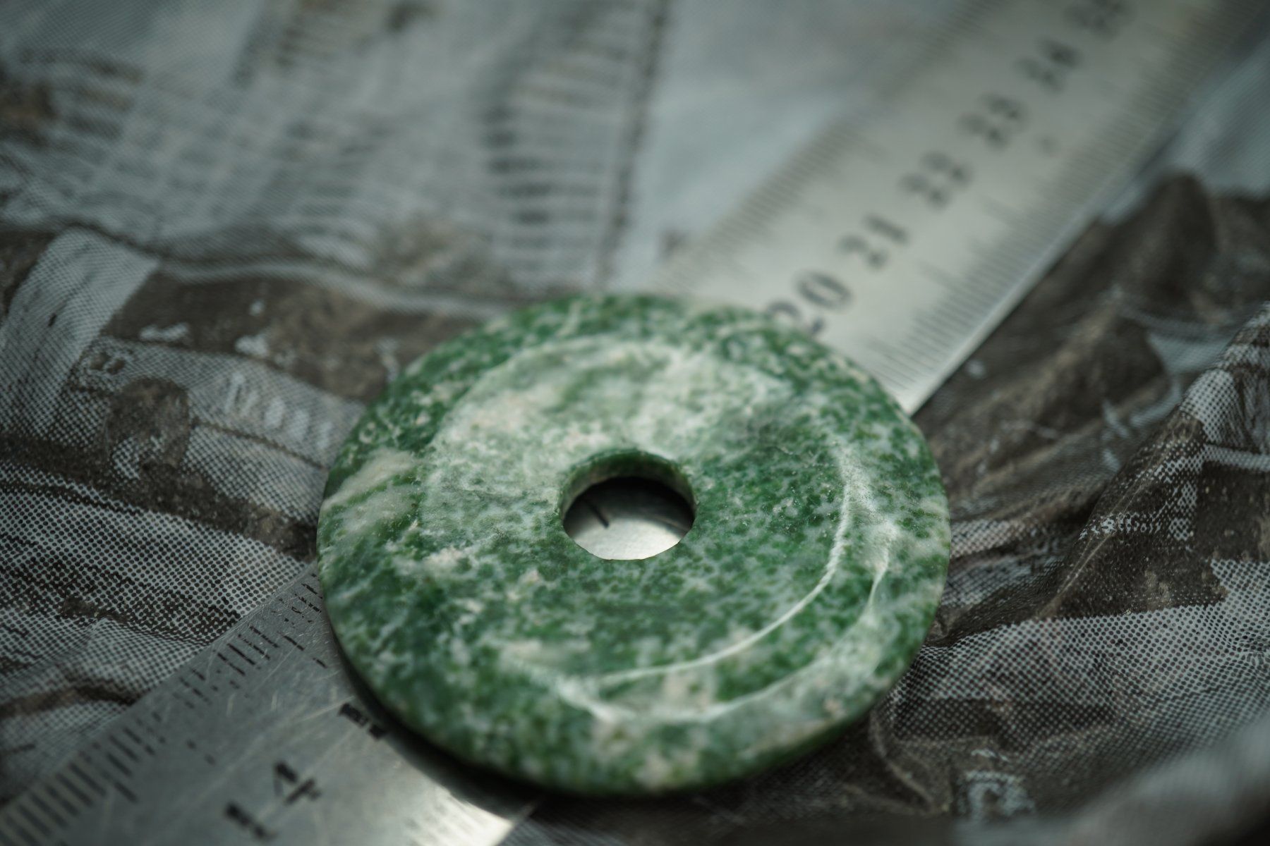 Minerali & Pietre curative: Baum Jaspis  Pi Scheibe  ca45mm    ab  1.-     Räumung – Nuovo e nell'imballaggio originale da Eschenbach SG venduto da topstone 6