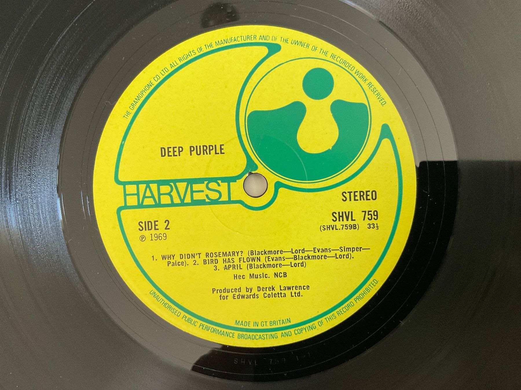 Schallplatten: Deep Purple original UK vinyl LP – Gebraucht aus Delémont von vinylfreak01 7