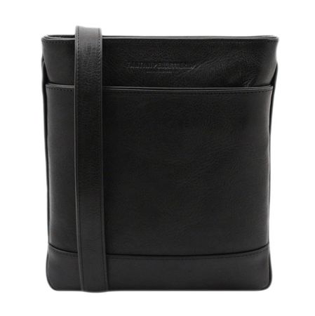 Schultertasche Herren Leder Genova
