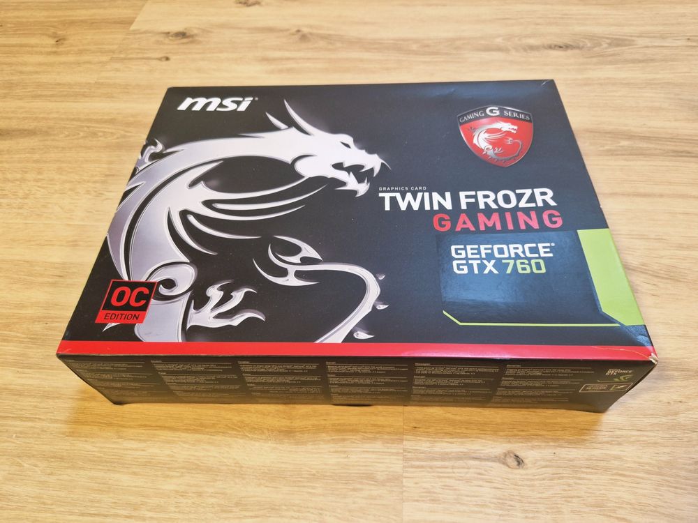 MSI GeForce GTX 760 Twin Frozr Gaming OC Edition mit OVP (Gebraucht) in ...