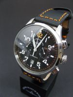 Neue Zeno Pilot Retro Tre Chronograph Bicompax mit Garantie!