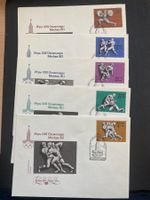 Sowjetunion 1977 Satz FDC Schwerathletik Olympiade Moskau 80