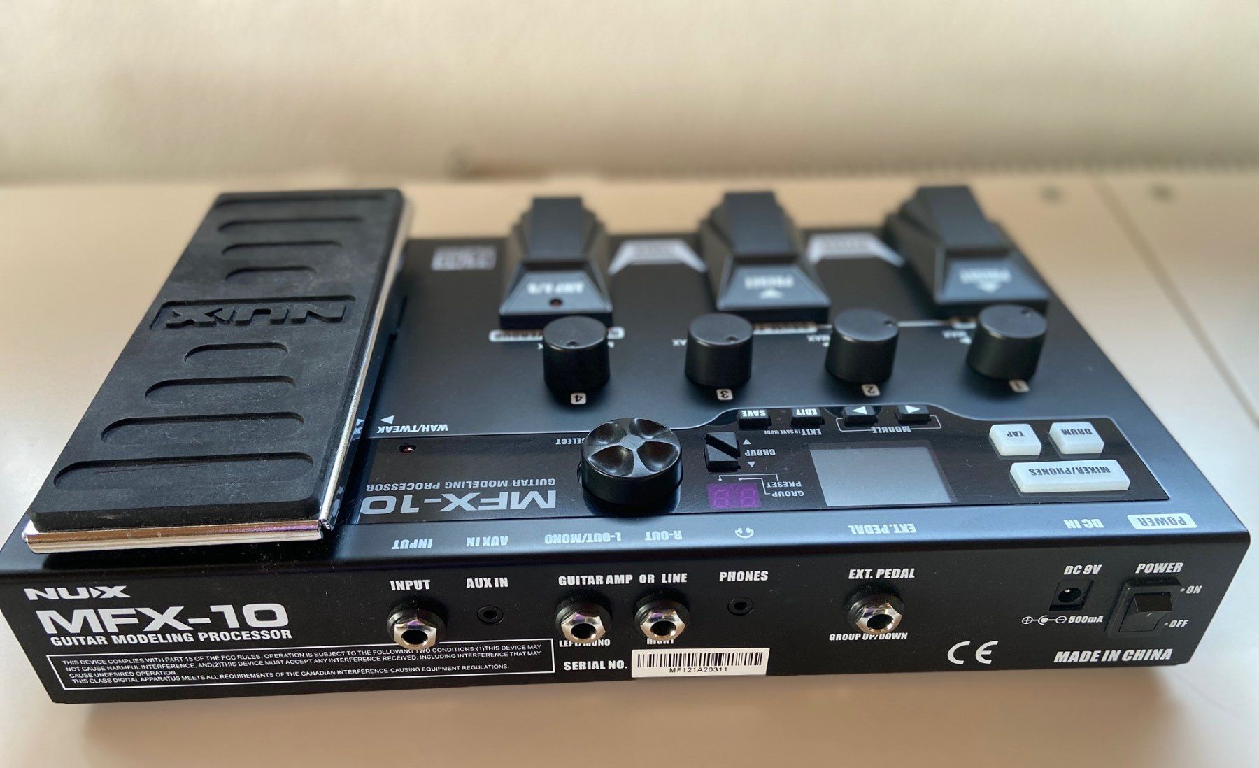 Musikinstrumente: NUX MFX-10 Guitar Modeling Processor Pedal (as new) – Neu und originalverpackt aus Gunten von juliana17 1