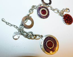 Neue Fundschätze Schmuck Armband emailiert   23 cm lang