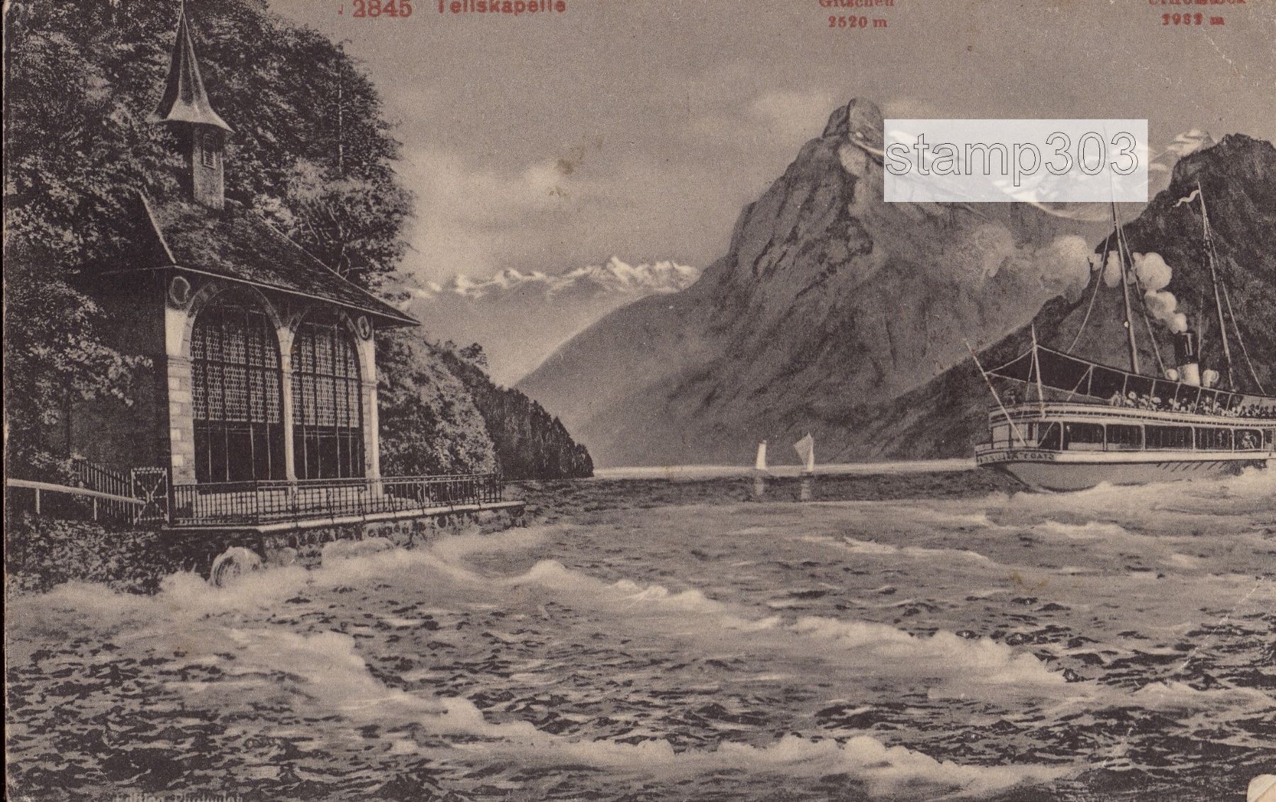 Cartoline postali: AK Tellskapelle – Usato da Eggersriet venduto da stamp303
