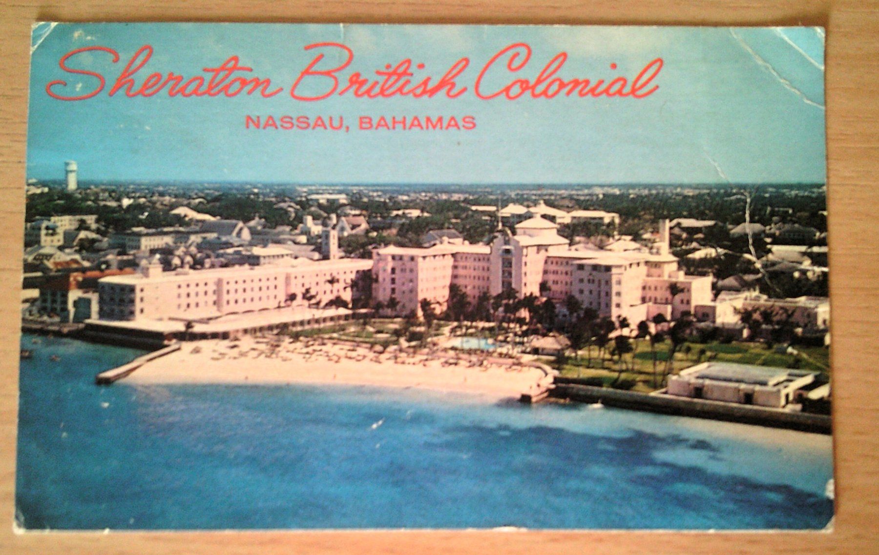 Cartoline postali: 2 alte Ansichtskarten Bahamas Nassau, Sheraton Hotel – Usato da Uffikon venduto da Semo2 2
