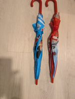 Schirme Kinder zwei blaue