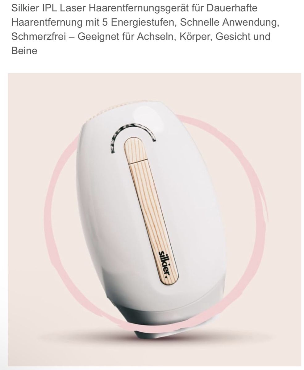 Epiliergeräte: Silkier IPLuxe Haarentfernung Starter Kit - Neu & OVP! – Gebraucht aus Steinhausen von Marmottarosa