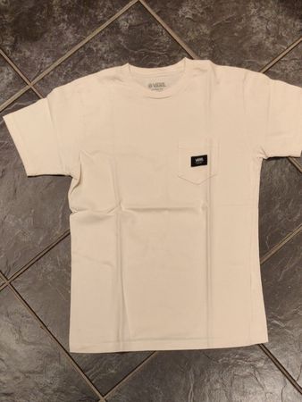 VANS: T-Shirt Classic Fit, small, beige