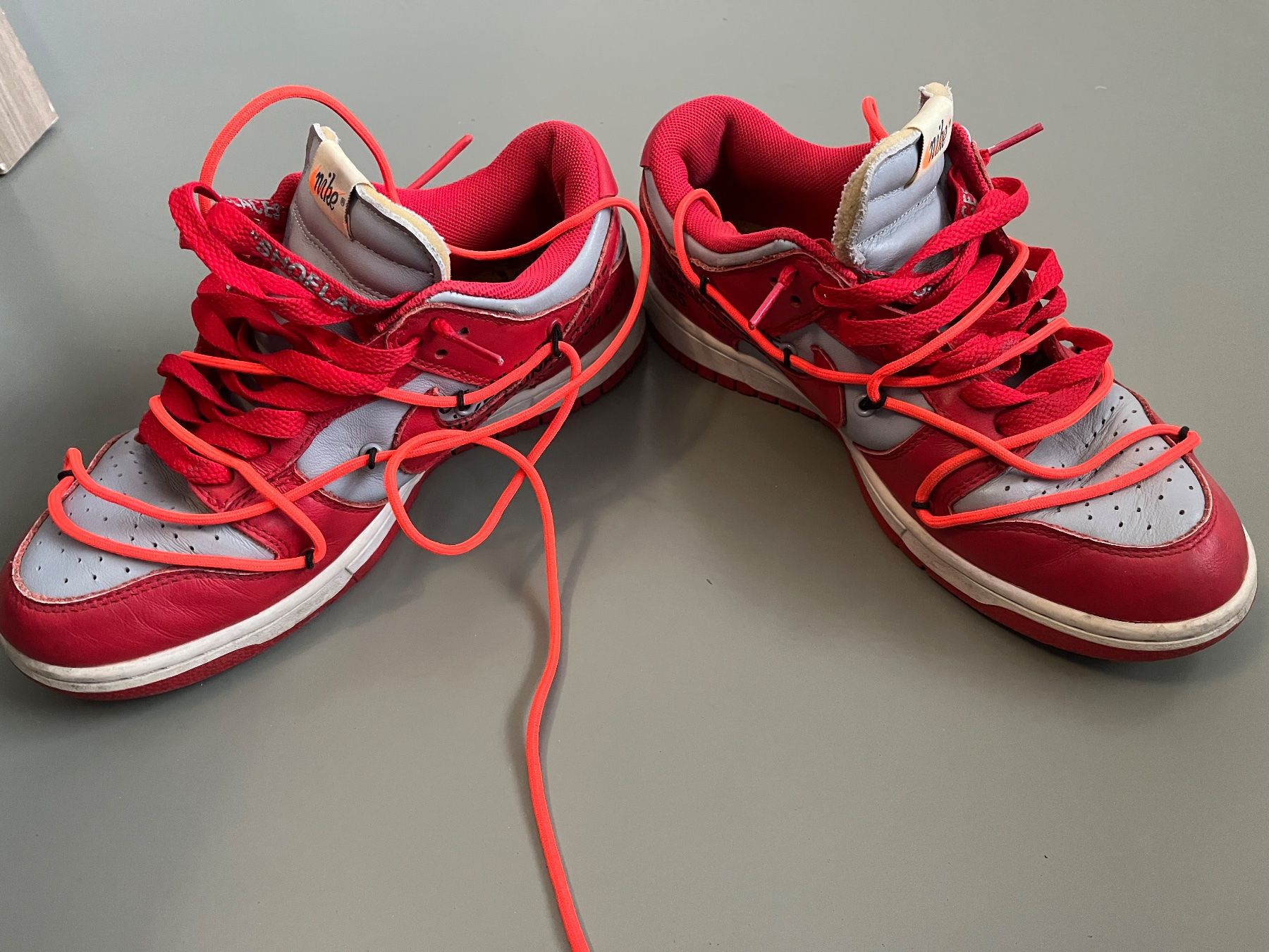Nike Scarpe da uomo: Nike Dunk Low Off-White University Red Men's – Usato da Zürich venduto da emi_vl6d 3