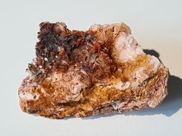 💎 Mineralienstufe Vanadinit-Kristalle auf Baryt (VB65)