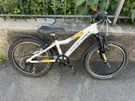 20' Mustang Mountainbike, weiss/gelb, sofort fahrbereit