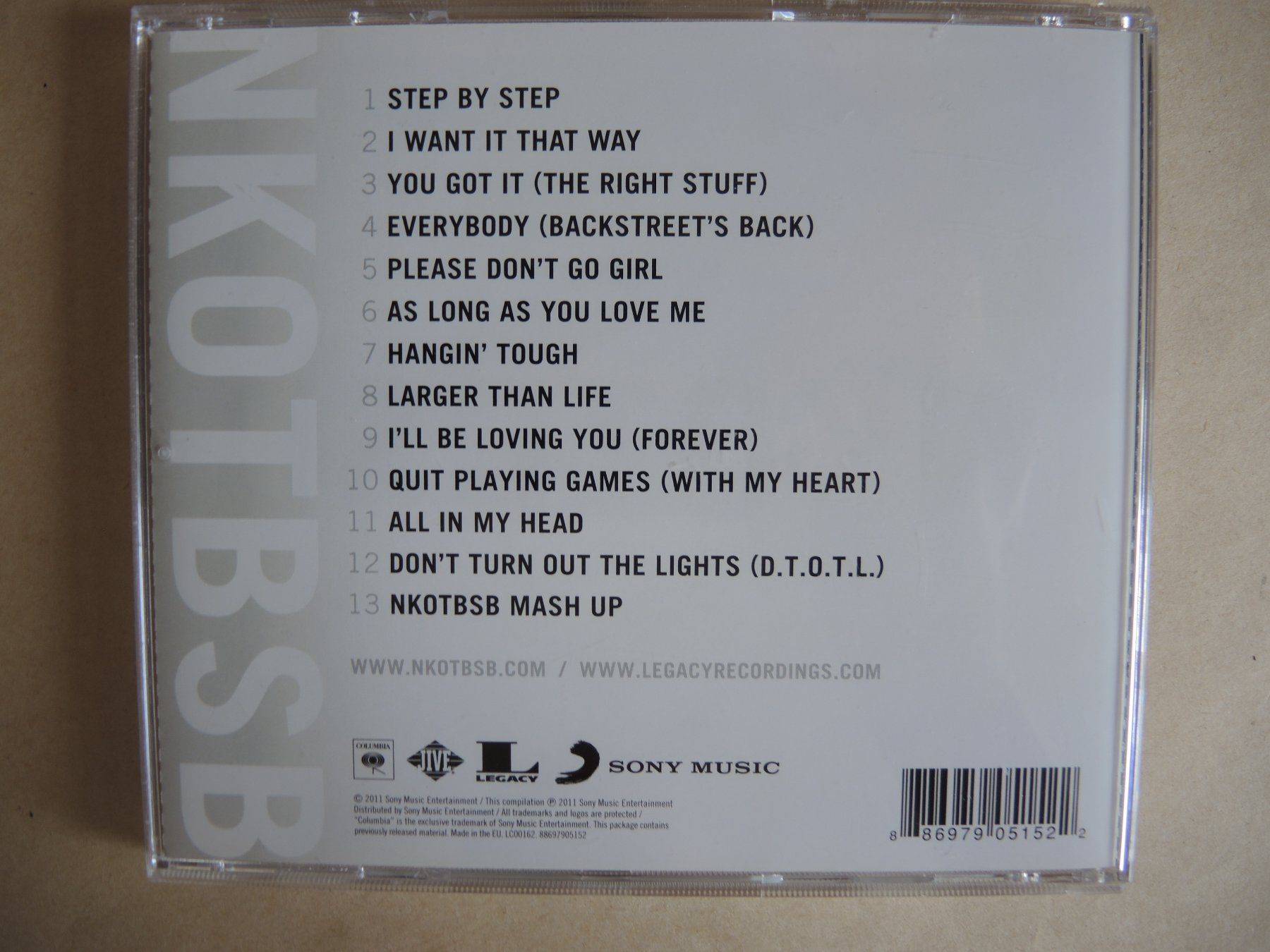 CD: CD - nkotbsb – Usato da Rorschach venduto da maeck8 2