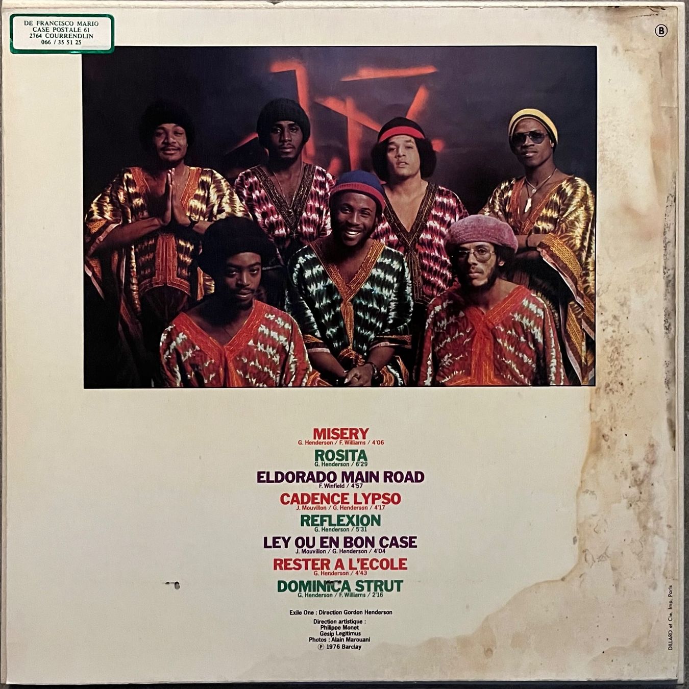 Dischi in vinile: EXILE ONE - EXILE ONE - 33 Tours – Usato da Bussigny venduto da vinyl-pas-cher 1