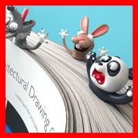 Buchzeichen eingeklemmt Panda Bär witzig bambus bookmark