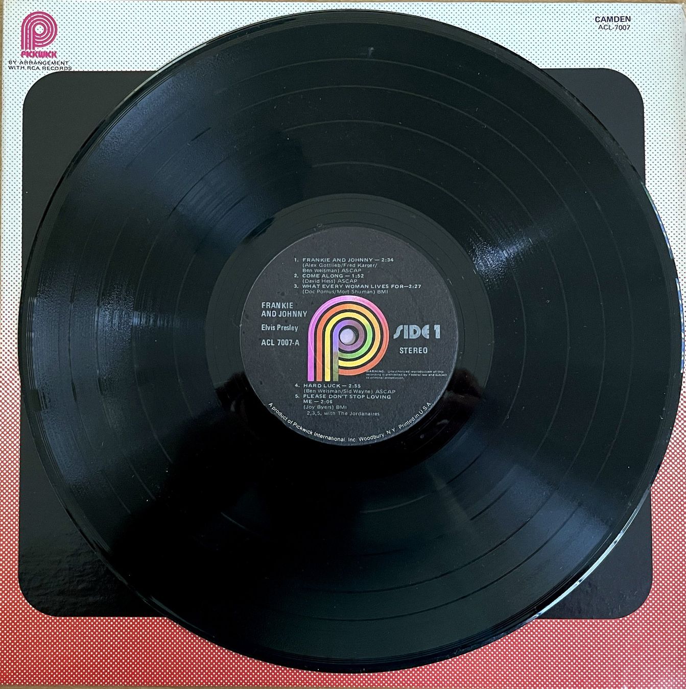 Dischi in vinile: Elvis Presley - Frankie & Johnny – Usato da Savagnier venduto da Ne2065 2