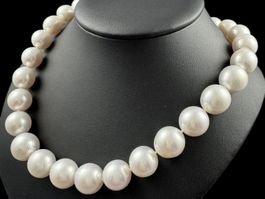 Goha Südseeperlen Ø 14.5mm 48cm 18k Weissgold *S2042