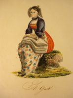 ST. GALLEN, TRACHT, AQUATINTA UM 1840