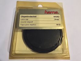 Hama Objektivdeckel M62 „Snap“ Neu & OVP