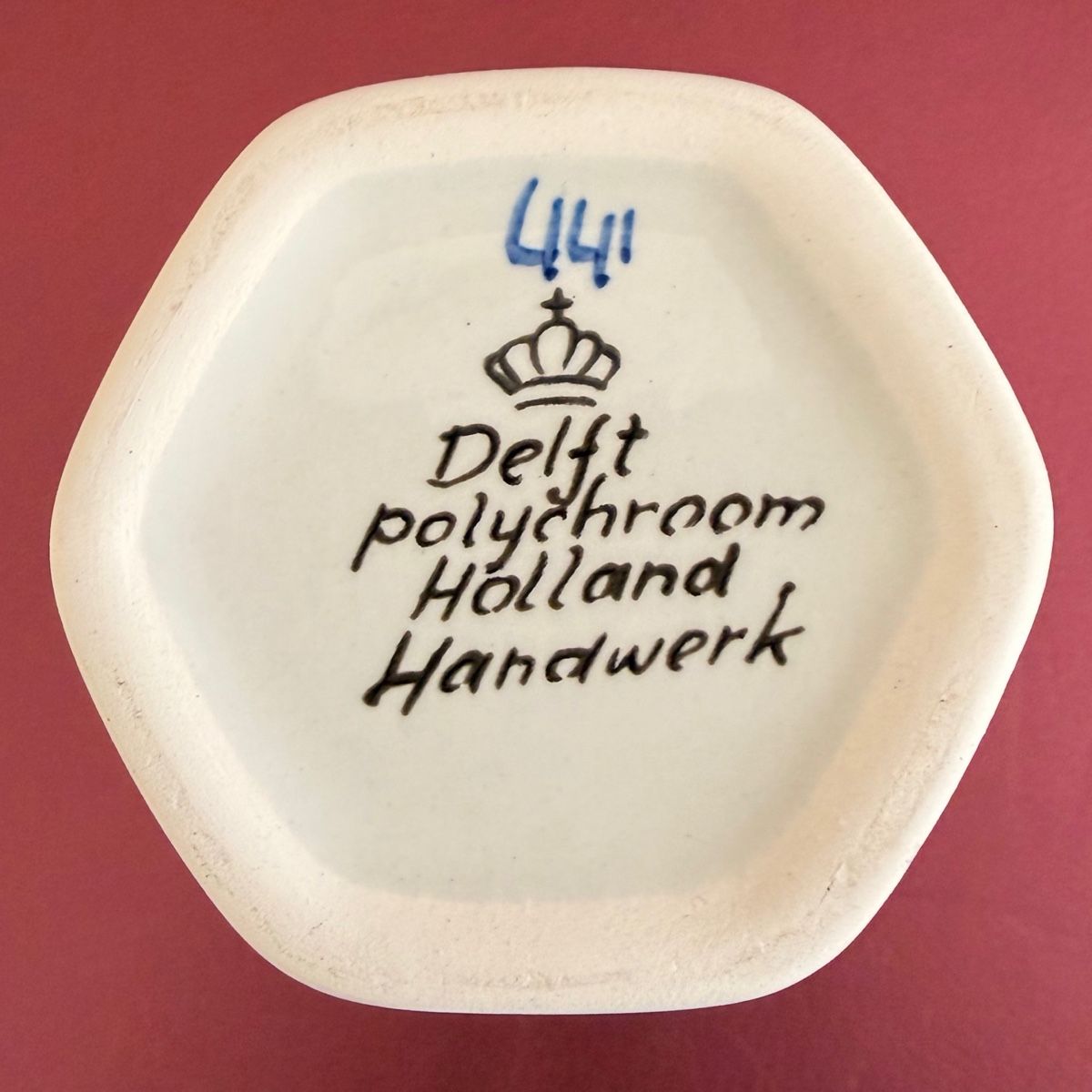 Vasen & Gefässe: Vintage handbemalte Fächer- oder Trompetenvase - Holland – Neu (gemäss Beschreibung) aus Schlieren von RoPue 5