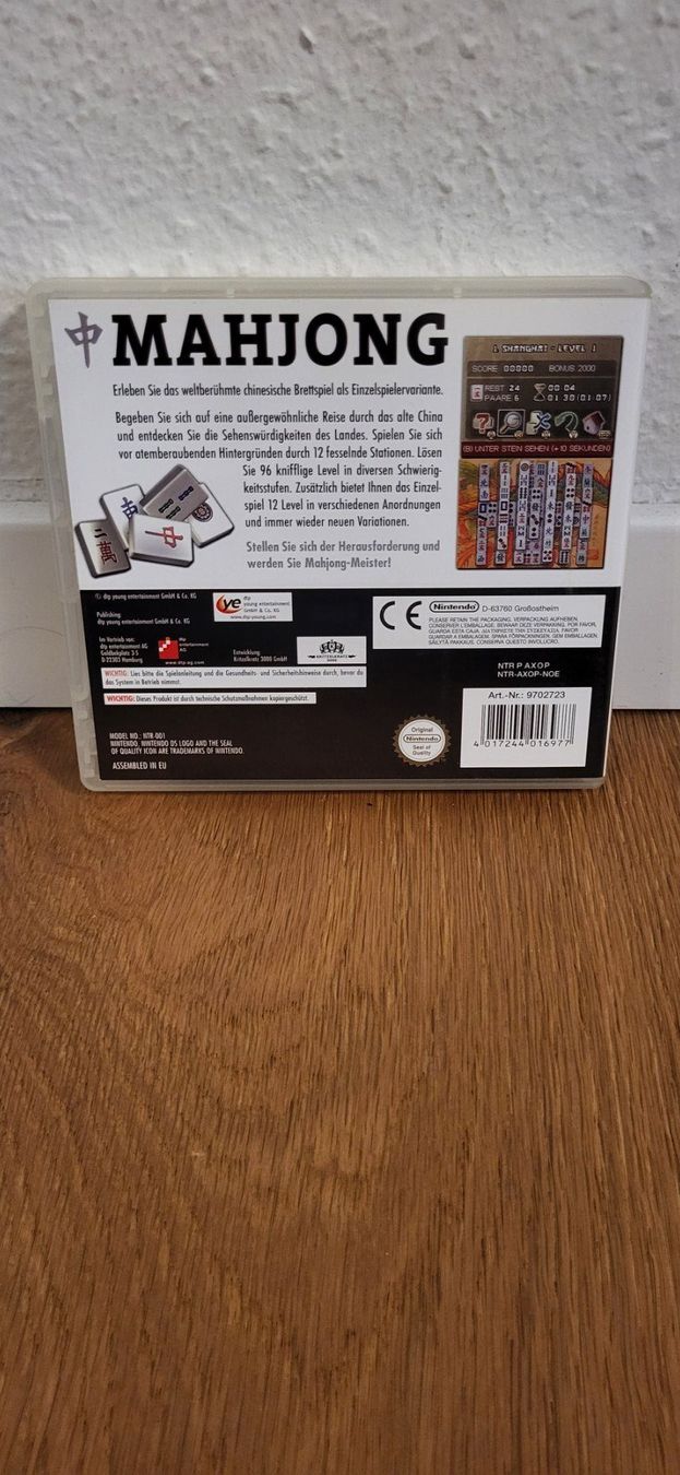 Nintendo Giochi: Nintendo DS - Mahjong – Usato da Münsingen venduto da Heroism2010 1