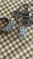 Designerschmuck Silber mit Aquamarinen
