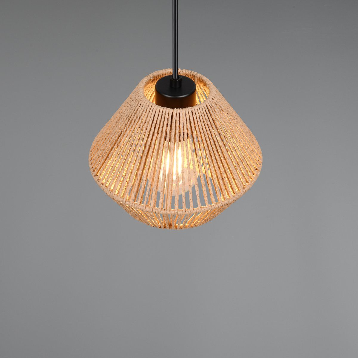 Kronleuchter & Deckenlampen: Pendelleuchte, Papiergarn, Korb, 20 cm Ø – Neu (gemäss Beschreibung) aus Kreuzlingen von Smart-Light 4