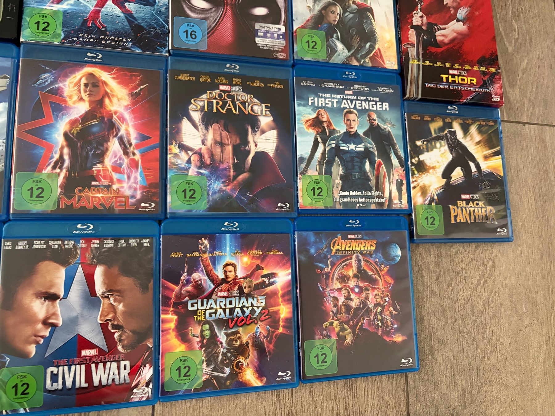 Alle DVDs: 26 Marvel Bluray's ab 1.- – Gebraucht aus Inwil von Tom32 2