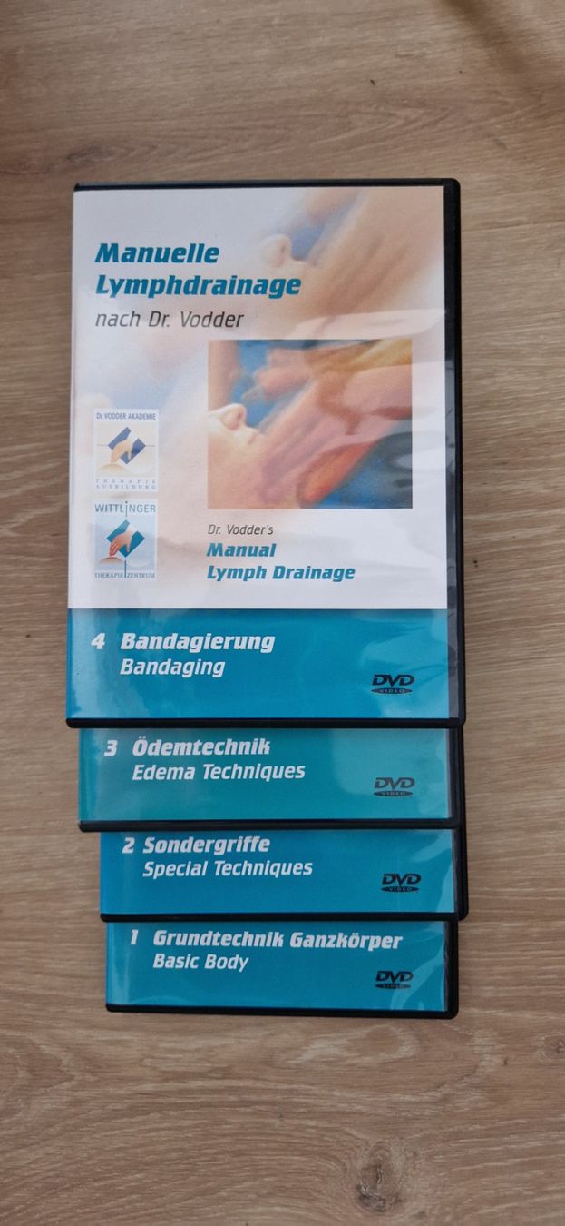 Alle DVDs: Manuelle Lymphdrainage nach Dr. Vodder DVD Set – Gebraucht aus Birr von melanieh02