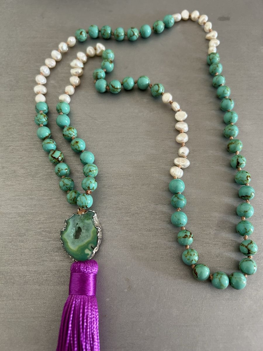 Catenine: Tolle Halbedelstein Kette – Nuovo (secondo la descrizione) da Hofstetten SO venduto da Treasurefinds 5