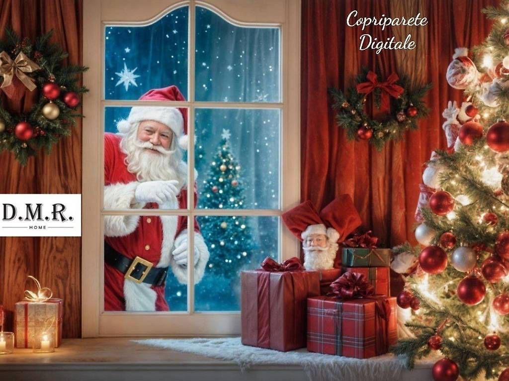 Toutes les décorations: Copriparete adesiva Natale – Neuf avec emballage d'origine à Contone par AnnaShop26 2
