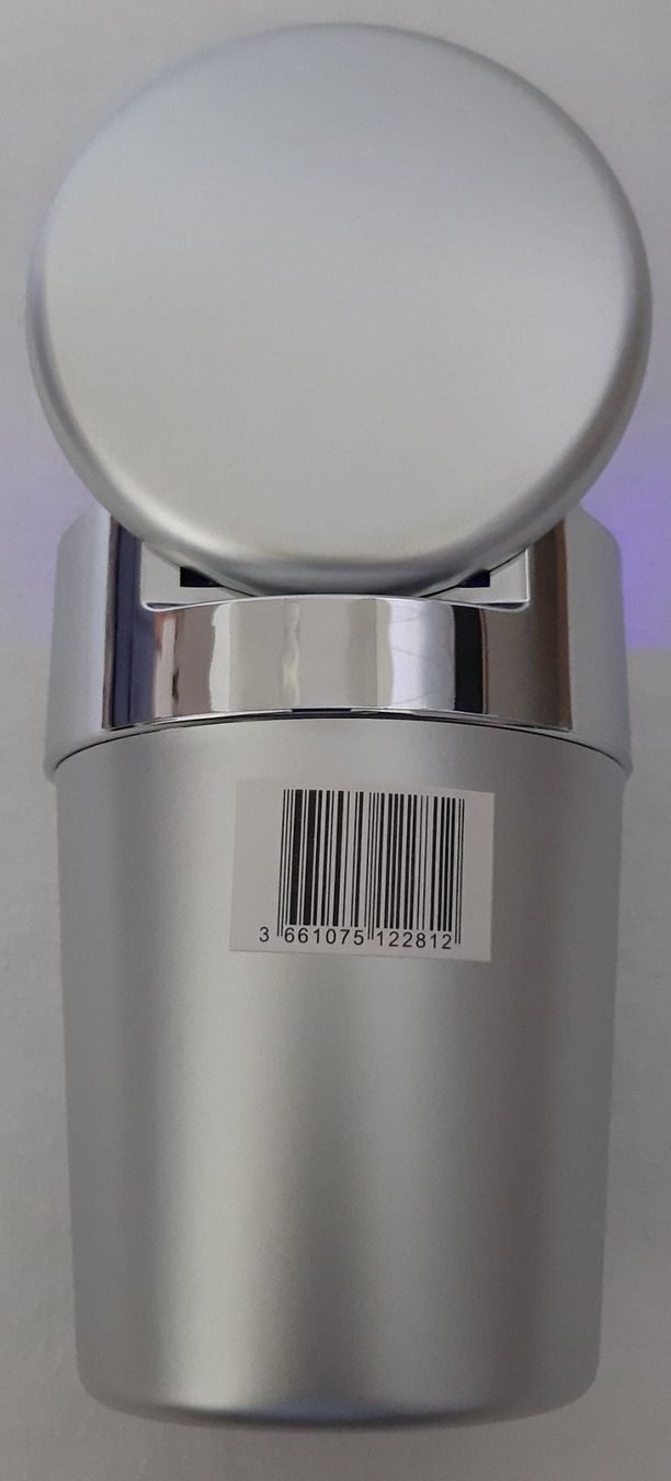 Aschenbecher: AUTO-LED-ASCHENBECHER Silber +1 GRATIS Luftfrischer – Neu und originalverpackt aus Seuzach von VT-Collections2 2